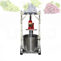 12/22/36L Home Manual Hydraulic Fruit Squeezer Grape Blueberry Mulberry Presser Juicer Stainless Steel Juice Press Machine