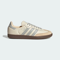 【adidas 愛迪達】休閒鞋 女鞋 運動鞋 SAMBA OG W OR 米白灰 JH7299