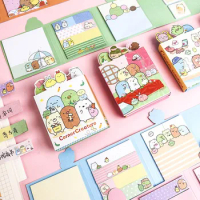 12 pcs/lot Sumikko Gurashi 6 Folding Memo Pad Cute N Times Sticky Notes Notepad Stationery stickers Gift school supplies