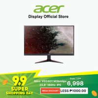 Acer Nitro 23.8 ”IPS 180Hz Gaming Monitor M3bmiipx (Dp/hdmi)