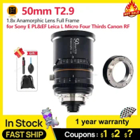 GREAT JOY BLAZAR LENS 50mm T2.9 1.8x Anamorphic Cine Lens Full Frame for Sony E PL&amp;EF Leica L Micro Four Thirds Canon RF