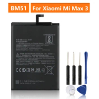 Replacement Battery For Xiaomi Mi Max3 Max 3 BM51 Rechargeable Phone Battery 5500mAh