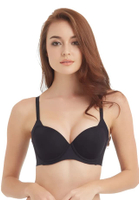 บรา Seamless ตัดต่อด้วยผ้า SPACER รุ่น WB7914 สีดำ