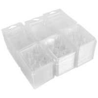 60 Pack Wax Melt Containers-6 Cavity Clear Empty Plastic Wax Melt - Clamshells for Tarts Wax Melts.