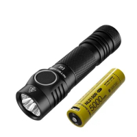 NITECORE E4K 4400 lumens High Power Survival Flashlight with 21700 5000mah Battery for Outdoor Camping