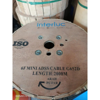 MINI ADSS CABEL FIBER OPTIK 6 CORE 2KM INTERLUC-LN