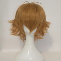 High Quality Voltron Pidge Wig Short Light Brown Heat Resistant Synthetic Hair Wigs + Wig Cap