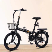 New Foldable Bike Women's Installation Free Mini Ultra-light Portable Bicycle 16/20/22 Inch 16 Small Speed Adult