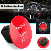 Car Engine Keyless Start＆Stop Push Button Switch 2215450714 Red Start Stop Push Button Ignition Switch Keyless For -Benz