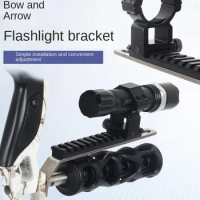 Bow and arrow flashlight bracket, Meixing reverse curved composite bow and arrow outdoor strong light fixing bracket