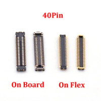 2Pcs 40pin LCD Display FPC Connector On Flex For Xiaomi Mi 11 Note 10/Note10 Pro/Note 10 Lite/CC9 Pro Screen Plug On Motherboard