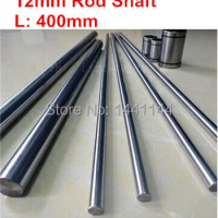 4pcs Diameter 12mm - 400mm chrome plated linear round shaft harden rod