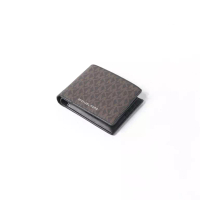 Michael Kors Dompet MICHAEL KORS MK MONOGRAM BROWN WALLET + CARD 100% ORIGINAL