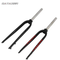 Mountain Bike Fork Aluminum Alloy 26/27.5/29er MTB Bike Fork Disc Brake Bicycle Front Fork Hard Fork Bike Parts