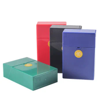 ABS Cigarette Case Cover 20pcs Capacity Cigarette Holder Waterproof Smoking Cigarette Box Sleeve Pocket Cigarettes Pack Cover