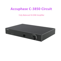 Fully Balanced Preamplifier Based On Accuphase C-3850 Circuit. With Headphone Output