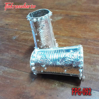 Gelang Tabung Tatah Perak Batu Tretes 1 ps
