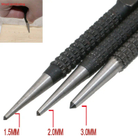 Bộ Đục Lỗ Chốt Trung Tâm Chống Trượt, 3 Cái, Thép Cacbon Cao, Cho Hợp Kim Thép, Kim Loại, Gỗ, Dụng C