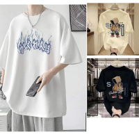 3 Áo 99k Nam Nữ Tay Tỡ Chữ Nhật Trắng Fashion Be Đen Cổ Tròn Unisex