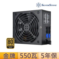 【SilverStone 銀欣】550W 80 PLUS金牌認證 電源供應器(ET550-HG V1.2)