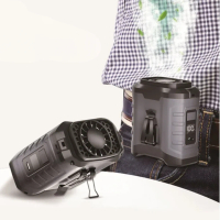 SAVE-Z - YBN-609 - 二合一便攜式風扇+10000mAh外置充電器-灰色