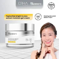 ERHA Truwhite Moisture Gel Cream - Krim Pelembab Pencerah Wajah Peptovitae Bright & Yuzu Extract 30g