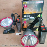 Senter kepala jumbo aki 400 watt + 20 LED COB XJ-G100 dan XJ-400 kapasitas baterai 12.000mAh emergen