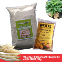 Tepung Pati Garut Ararut Arrowroot Irut 1 kg Organik Alami