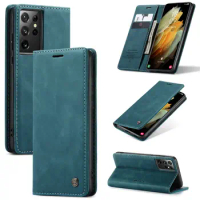 2023 For Samsung Galaxy S23 Ultra S22 5G S20 FE S 21 Plus S21 S10 S10E S9 S8 S7 Edge Magnet Book Case Leather Wallet Flip Cover
