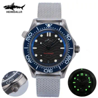 Heimdallr Watch Titanium Sea Ghost NTTD NH35 Automatic Mechanical Wristwatch C3 Luminous Sapphire Crystal 200M Diver Men Watches