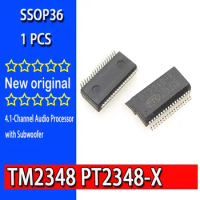 1PCS 100% new original spot TM2348 PT2348-X SSOP36 4.1-Channel Audio Processor with Subwoofer Audio processor chip