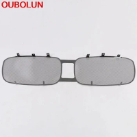 OUBOLUN For BMW X3 G01 2018 2019 X4 G02 2018 Insect Proof Net Car Insect Screening Mesh Front Grill Insert Net Trim Accessories