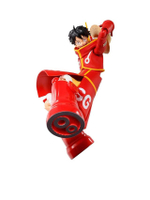ฟิกเกอร์ SHF Luffy Egghead สีแดง