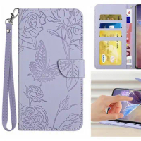 Flip Case For Nokia X30 Luxury 3D Emboss Butterfly Floral Leather Book Funda For Nokia XR20 X20 X 10 G50 C30 C10 C20 Plus Cover