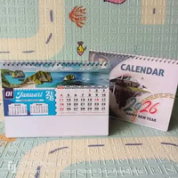 Kalender Meja Standar 2026 Pemandangan Lanscape