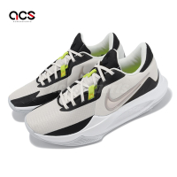 Nike 籃球鞋 Precision VI 米白 黑 男鞋 低筒 實戰 運動鞋 DD9535-004