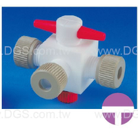 《BOHLENDER》三方 三通活栓 PTFE 3-Way Stopcocks, PTFE