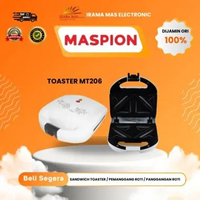 TOASTER MASPION MT206 / SANDWICH TOASTER / PEMANGGANG ROTI / PANGGANGAN ROTI
