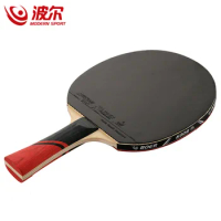 BOER 3 Stars Table Tennis Bat Long / Short Handle Ping pong Paddle Outdoor Sports Training