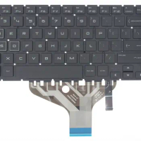 LARHON New Black US English 4-Zone RGB Backlit Keyboard For HP OMEN 17-cb1000 by 17-cb0000 17t-cb000