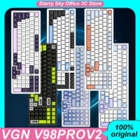 Vgn V98pro V2 Mechanical Keyboard Ergonomics Wireless Bluetooth 3mode Hot Swap Rgb Pbt Customized Gaming Keyboard Laptop Office