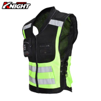 Reflective Safety Vest Motorcycle Airbag Vest Chaqueta Moto Protective Suit Reflective Jacket Motocross Reflective Safety Suit