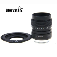 GloryStar 25mm f/1.4 C Mount CCTV f1.4 Lens for Panasonic GF1 GF2 GF3 GF5 GF6 GX1 G1 G2 G3 G5 GH1 GH2 GH3