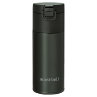 【【蘋果戶外】】mont-bell 1134172【0.35L】Alpine Thermo Bottle 彈開式雙層不鏽鋼登山保溫瓶 保溫杯 水壺 隨身杯 SUS304+SUS316不鏽鋼 500ml 紅 灰 銀