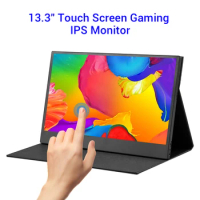 Eyoyo 13.3" Portable Touchscreen Monitor 1920x1080 IPS HDMI Gaming Monitor Second Laptop Display Screen for Nintendo
