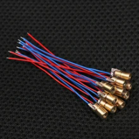 1/3/5/10 Cái Cao Cấp Mini Laser Diode 650nm 6Mm 3/5V 5 Triệu Watt Có Thể Điều Chỉnh Laser Dot Diode Module Đồng Đỏ Đầu Laser