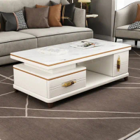 Modern living room center dining table decoration bedroom luxury coffee table auxiliary space saver Penteadeira home furniture