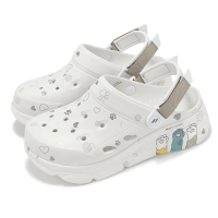SKECHERS 洞洞鞋 Max Cushioning Foamies-Purr-Fection 女鞋 米白 厚底水鞋(111658-OFWT)