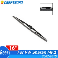 Wiper 16" Rear Wiper Blade For VW Sharan MK1 2002 2003 2004 2005 2006 2007 2008 2009 2010 Windshield Windscreen Rear Window