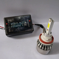 Modul Blitz Pesawat 1 CH untuk Lampu LED 1x Kedip C6 Cahaya Terang Input 12-24 Volt Output LED Car